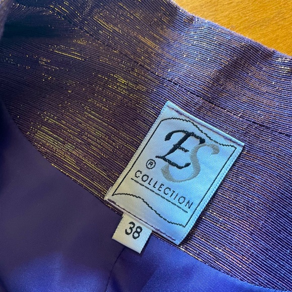 Women’s Vintage Shiny Blazer ( 8 ) - Picture 5 of 6